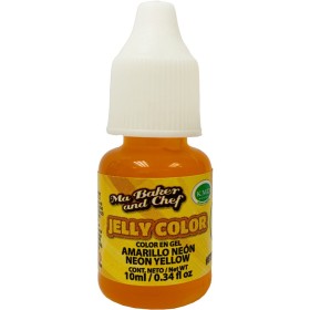 MaBaker Jelly Color Amarillo Neón 10 mL