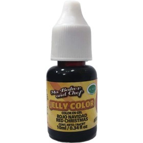 MaBaker Jelly Color Rojo Navidad 10 mL