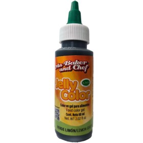 MaBaker Jelly Color Verde Limón 60 mL