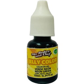 MaBaker Jelly Color Verde Neón 10 mL