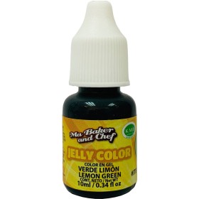 MaBaker Jelly Color Verde Limón 10 mL
