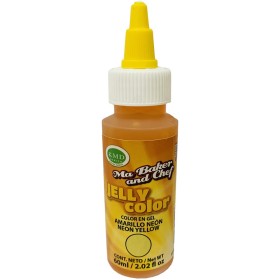 MaBaker Jelly Color Amarillo Neón 60 mL