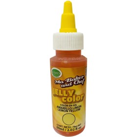 MaBaker Jelly Color Amarillo Limón 60 mL