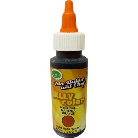 MaBaker Jelly Color Naranja 60 mL