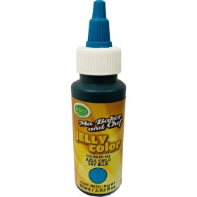 MaBaker Jelly Color Azul Cielo 60 mL