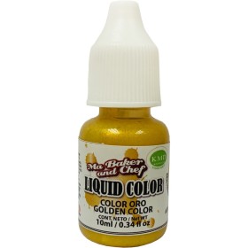 MaBaker Liquid Color Metal Oro 10 mL